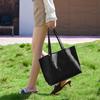 Women's Solid Color Large Capacity Tote Bag for Travel, Fashionable Lightweight Portable Shoulder Bag for Daily , Casual  Totes