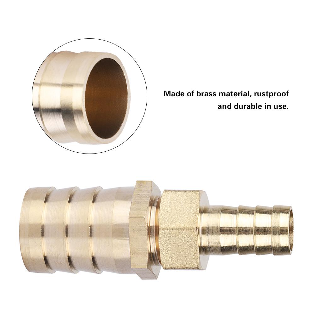 Brass Barbed Reducing Bushing Female Thread Pipe Fitting Connector Adapter (1425mm)