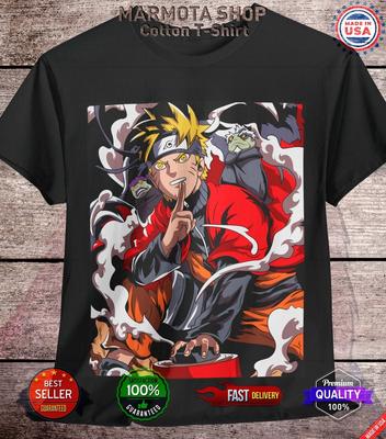 Naruto Shirt Shippuden Itachi Kakashi Madara Anime Unisex Tee T-Shirt All Size