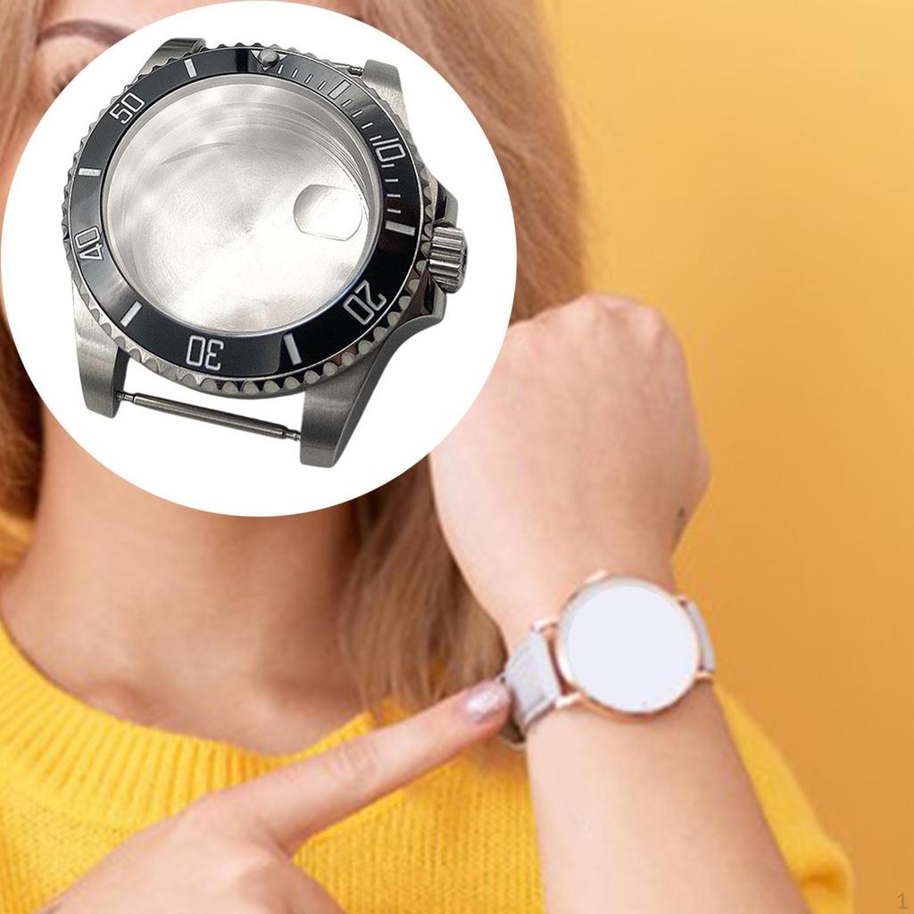 Watch Case Easy Installation Supplies Men Repairing Repair for NH36 Movement Green