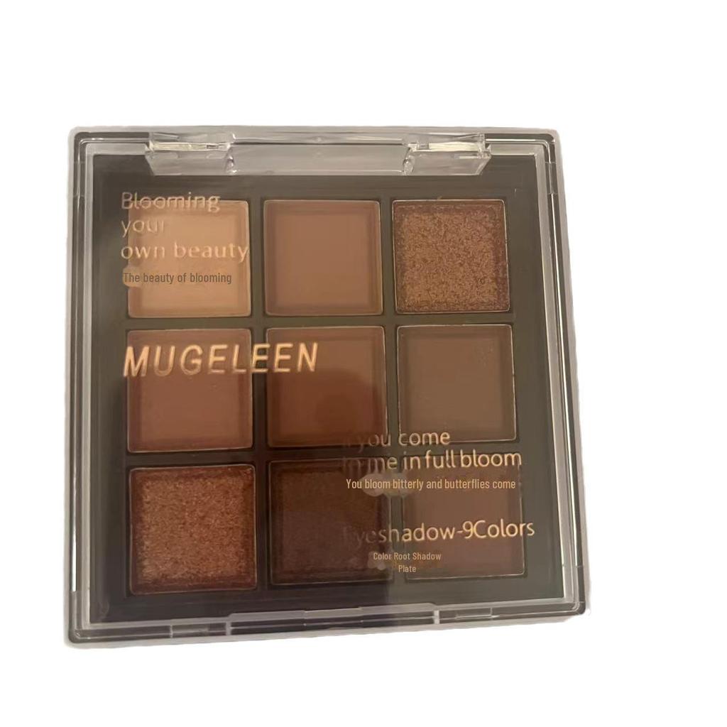 Neunfarbige wasserfeste matte & glitzernde Lidschattenpalette - Lang anhaltend Schweißfest und Aufhellend.