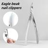 Stainless Steel Ingrown Toenail Clippers Slanted Design with Extended Tip for Thick Soft Nails Eagle Beak Nail Clippers  Gift