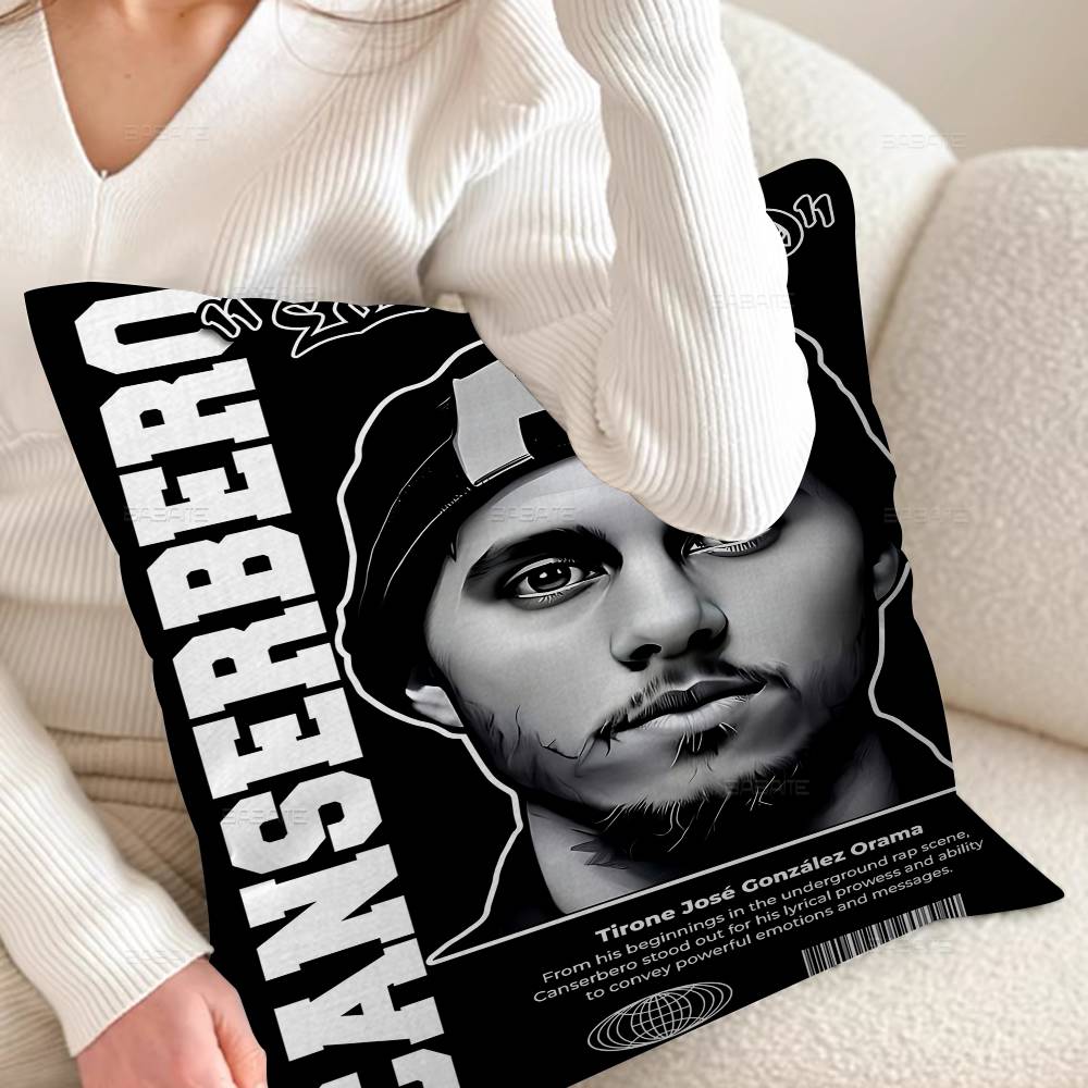 C-Canserbero Singer Cushion Cover Polyester Sofa Cushions Decorative Throw Pillows Home Decoration Pillowcover