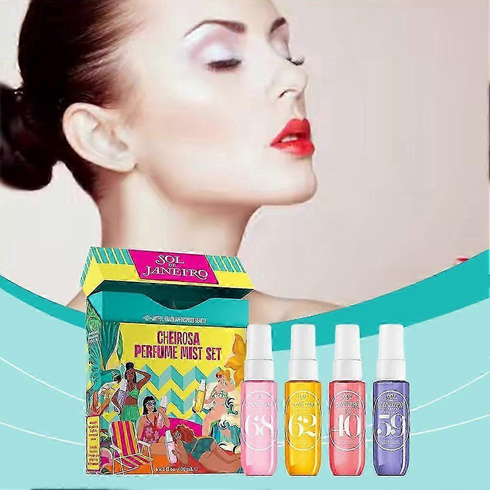 Brazilian Perfume Set 4x30ml Unique Long Lasting Exotic Fragrance Gift Collection-lhh0306
