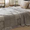Three-Layer All-Cotton Jacquard Gauze Blanket: A-Grade Pure Cotton Nap, Multi-Functional, Air Conditioning Blanket