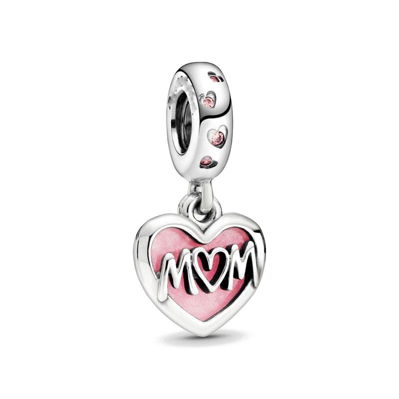 Birthday Cake Airplane Mom Pendant Diy S925 Silver Bead Fit European Bracelet Women Charms Jewelry Accessories