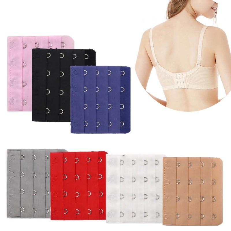 Bra Extender 4 by 4 Rows of Hooks Red