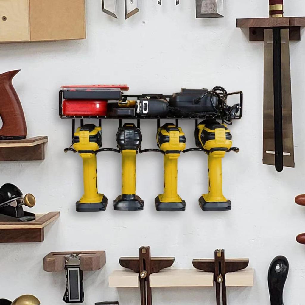 Nástěnný stojan na elektrickou vrtačku Úložný stojan na elektrické nářadí Nástěnný stojan na železnou vrtačku