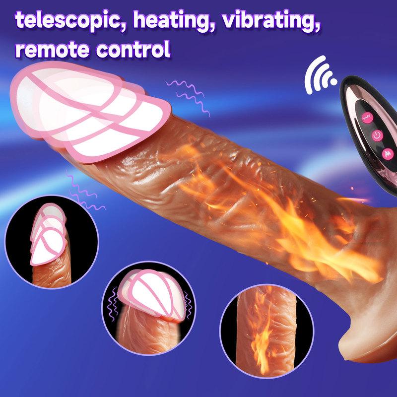 Thrusting Dildo Vibration Penis Soft Realistic Wearable Cock Remote Control  18Masturbators Anal Adult Toys Sex Toys For Women