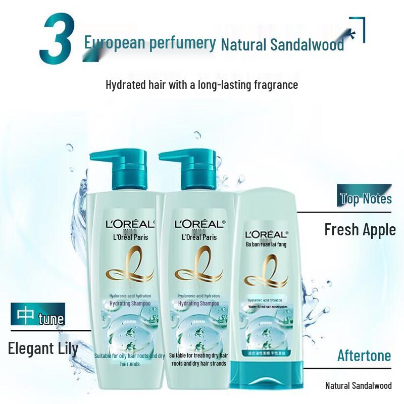 L'Oréal Hyaluronic Acid Hydrating Shampoo Set