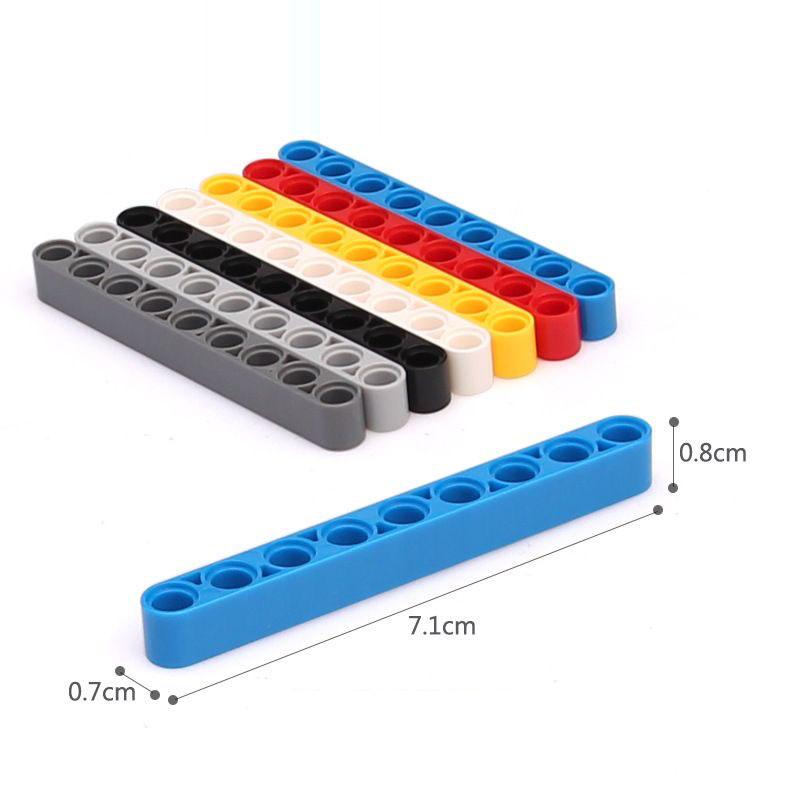 MOC Technical Liftarm Beams Bricks DIY Assembles Particles 32348 Modified Bent Brick Educational 39793 39790 Construction Toys