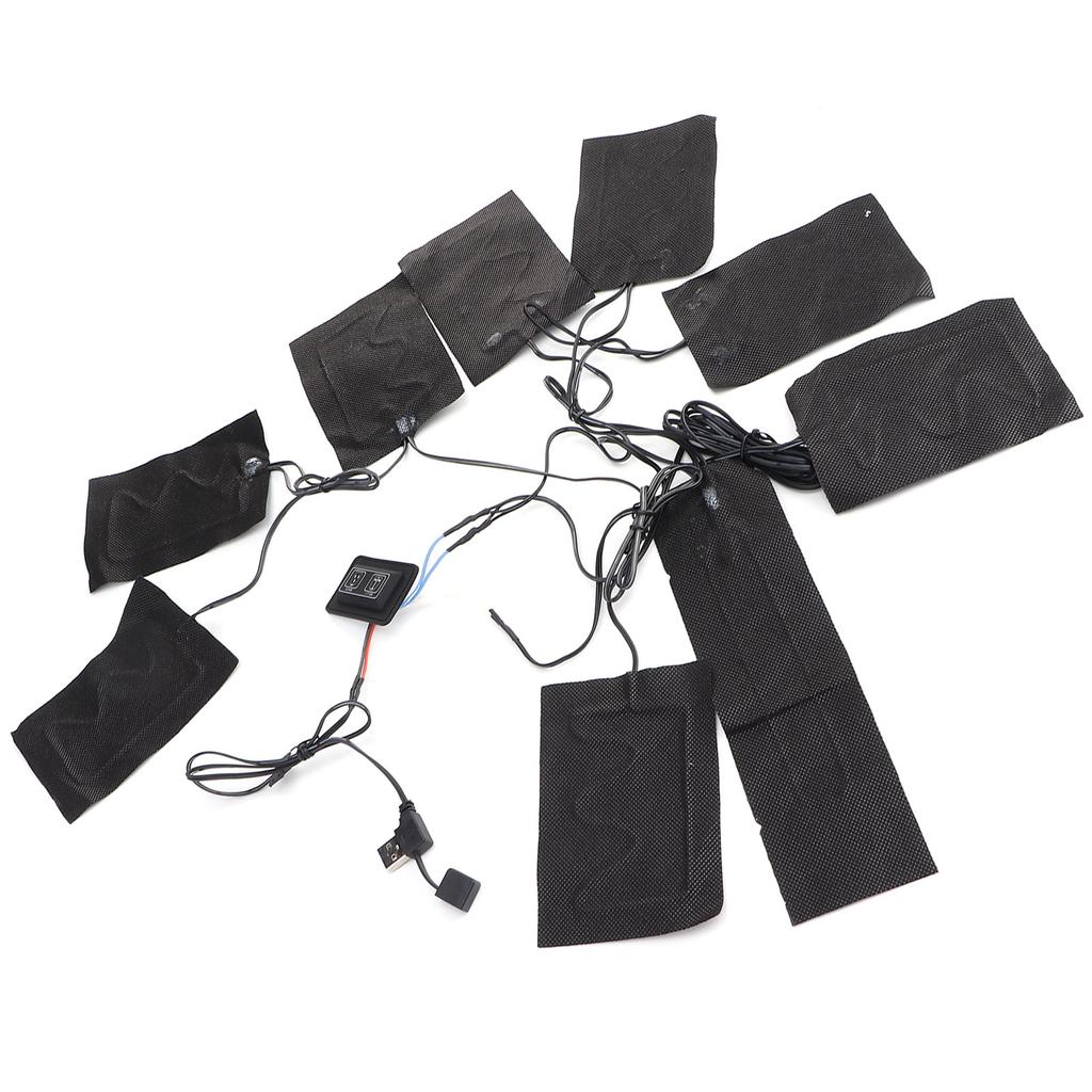 Elektryczne poduszki grzewcze Przenośny 3-biegowy podgrzewany arkusz z regulacją temperatury do odzieży kamizelkowej