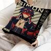 Federa Cuscino Anime Gurren Lagann Per Camera da Letto e Divano Soggiorno Copricuscino Decorativo