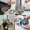 2PCS Large Capacity Hanging Dog Bowl Single Hanging Feeding Bowl  Cage Daily Feeding