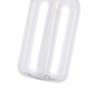 2Pcs 16 Oz Clear Soap Dispenser Set with Bamboo Pump Rust-proof Leak-free