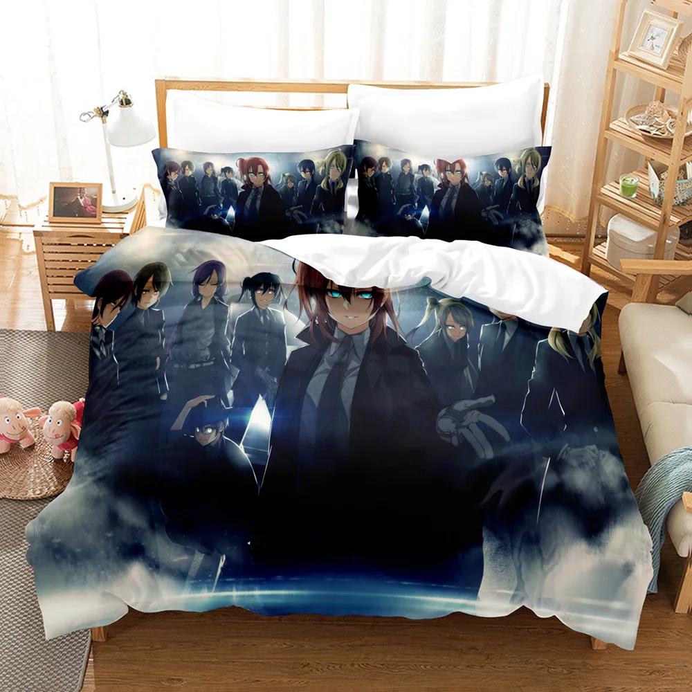 3D Printed Love Life Bedding Set Pillowcase Animation Cover Down Quilt Cover Double Twins Whole King Adult Children Bed Cover Quilt Cover