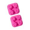Food Grade Silicones Tulips Ice Cubes Molds Features Unique Flower for Effortlessly Removal and Multipurpose Use In Kitchen