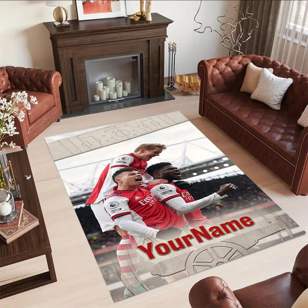 Arsenal Customized Name Carpet Perfect for Bedrooms Foyer Outdoor Living Rooms Anti-slip Rug Office home decor