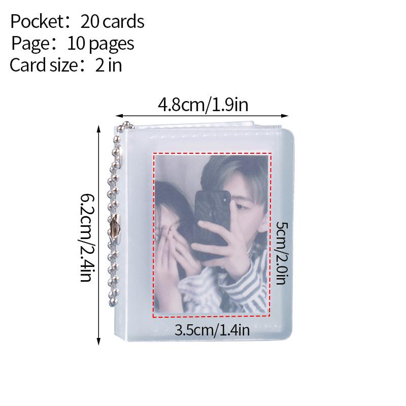 Transparent Binder Photo Album Ins Photocard Storage Sticker Card Collect Book Kpop Idol Photocard Holder Loose-leaf Card Holder