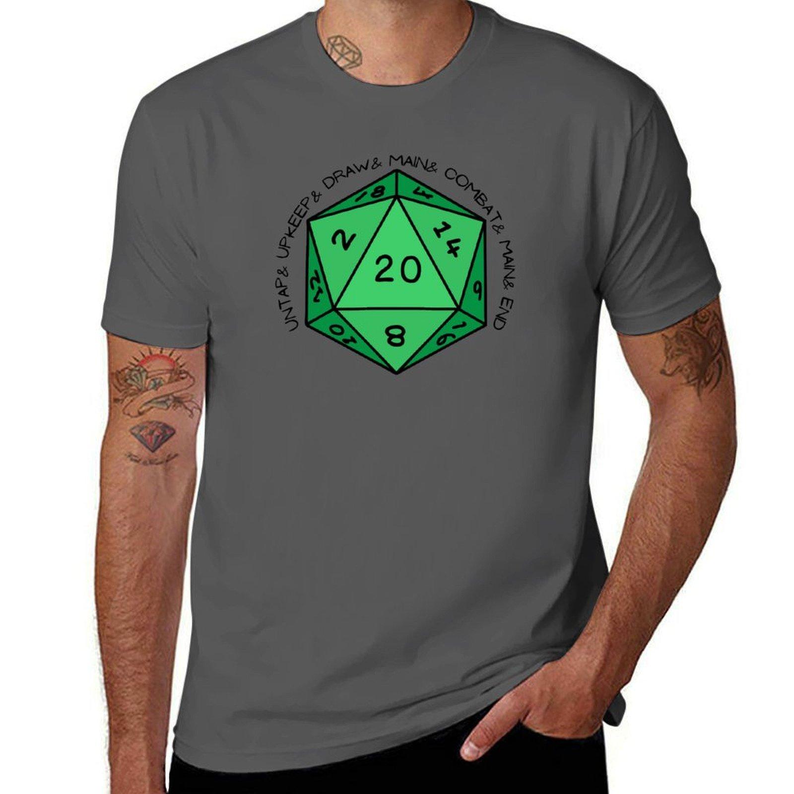 

UNTAP UPKEEP DRAW MTG Inspired TShirt Soft AntiShrink Cotton Tee 4XL