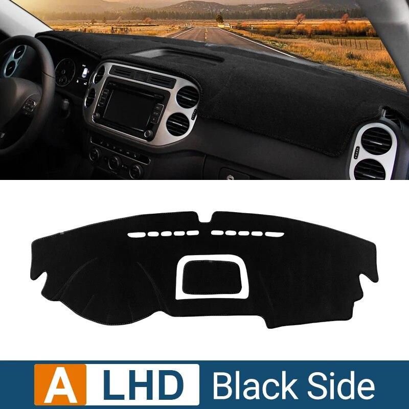 Для Volkswagen VW Tiguan 5N 2007 2008 2009 2010 2011 2012 2013 2014 2015 2016 крышка приборной панели автомобиля Avoid Light Mat Anti-UV Carpet A Black Side LHD