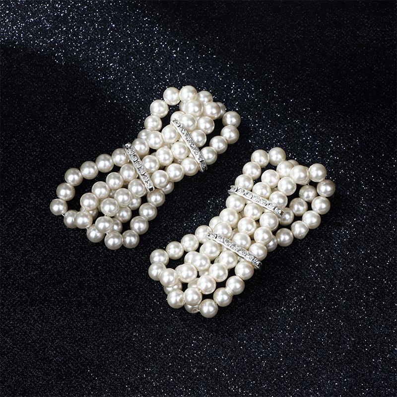 Elastic Multi-layer Bead Bracelet, Women's Exclusive Jewelry, Exquisite and Textured Daily Commuting Bracelet Item.