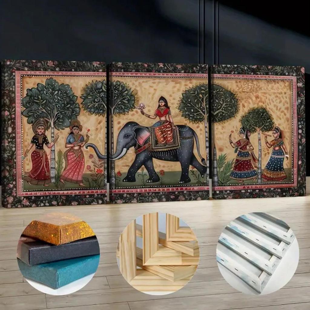 Retro Unicorn European Style Mural: Living Room, Dining Room & Bedroom Decor