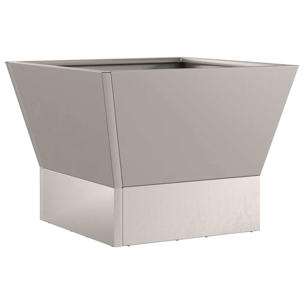 Fire Pit Brown 40 X 40 X 35 Cm Weatherproof Steel