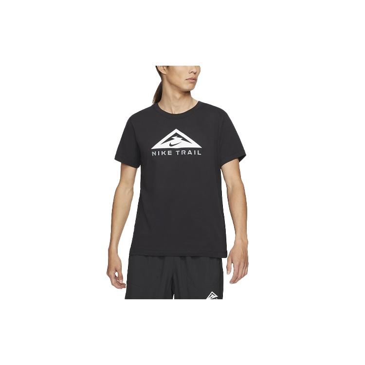 Nike Dri-fit Pattern Printing Loose Round Neck Short Sleeve Black Men s CZ9804-010 M