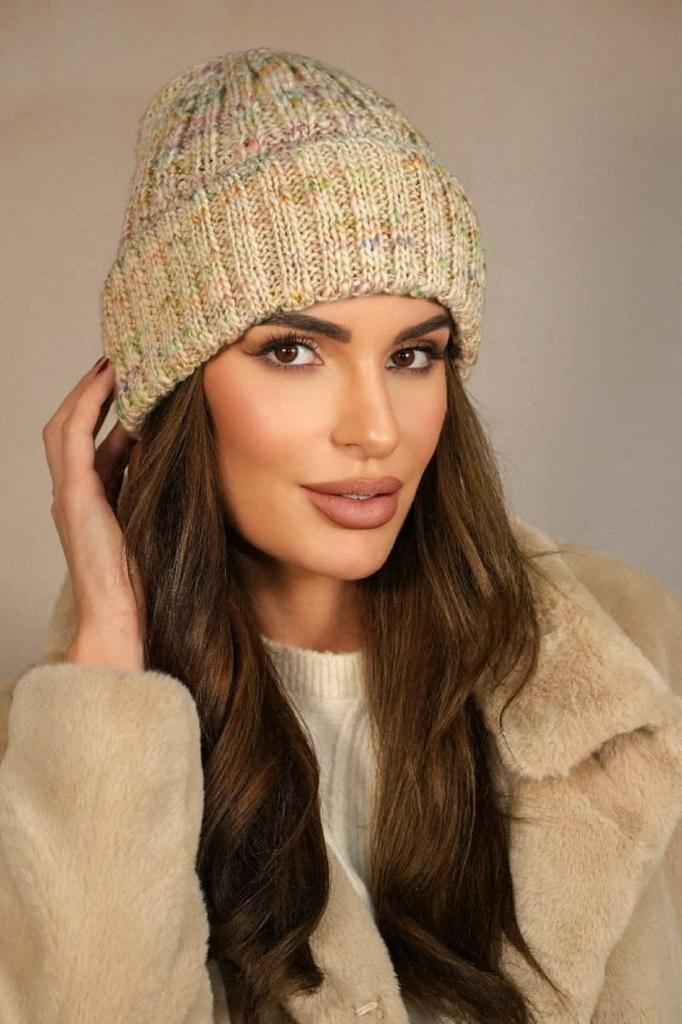 Women' Winter Hat Natural Color Kamea-Hasu