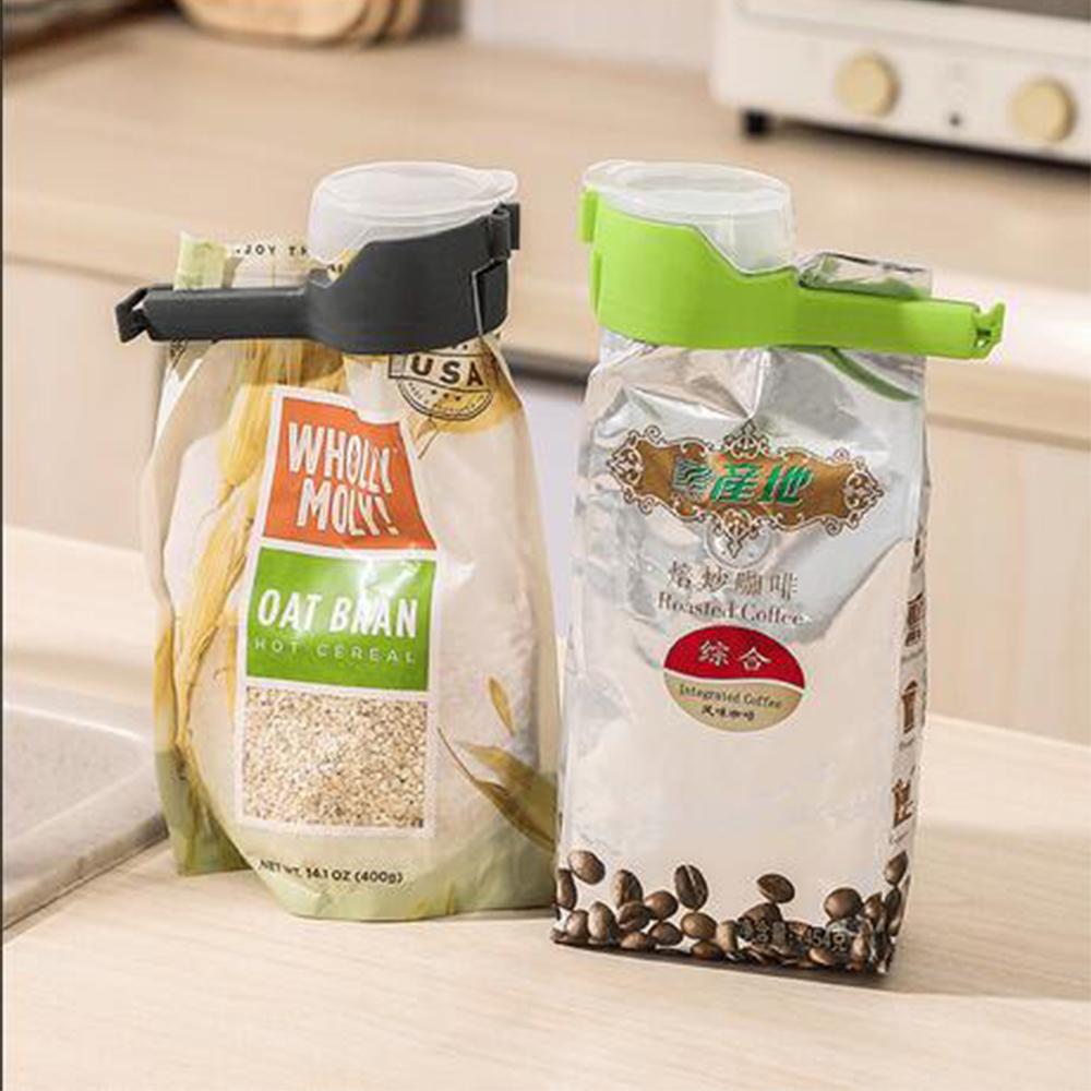 4Pcs Food Storage Sealing Clips with Pouring Spouts Great for Kitchen