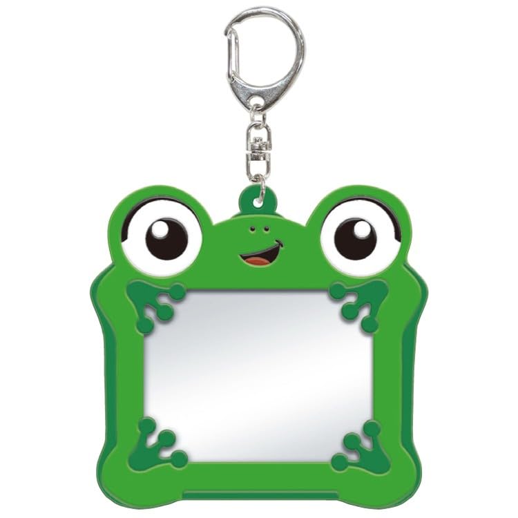 Kamio Japan Toy Story 5 Rubber Mirror Keychain Lily Pad 081542