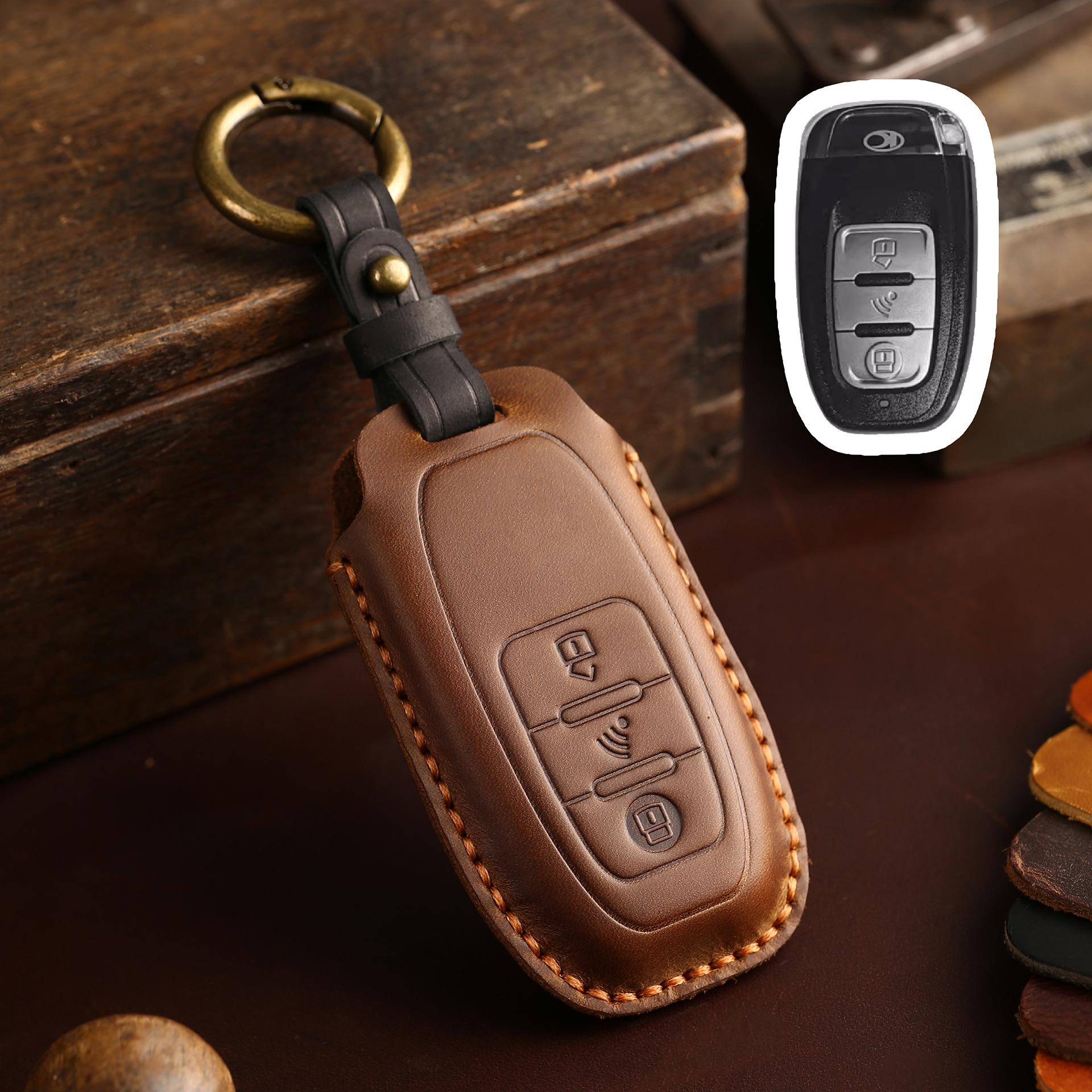 

Suitable For Guangyang Rowing Ct250 Motorcycle Key Case S400 Ct300 Motorcycle Modified Leather Key Case коричневый