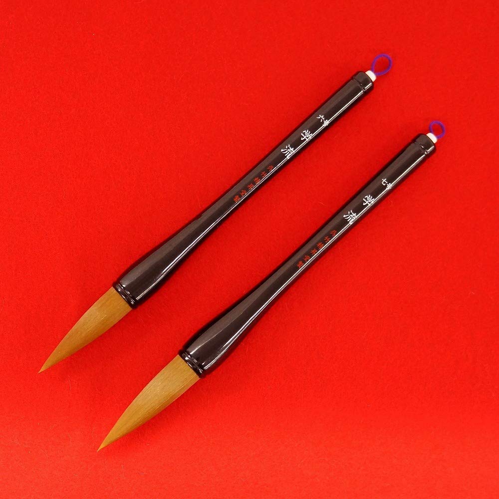 Kuretake brush Kuretake Yu brush Calligraphy brush Gakuryu 6 Brown hair No. JD10-6