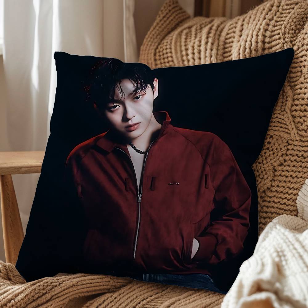 cool Ahn Soo-ho Choi Hyun Wook Weak Hero Kussensloop Vierkant Dubbelzijdige Bedrukking Kort Pluche Bankkussenhoes Slaapkamer Nachtkastje 55x55cm