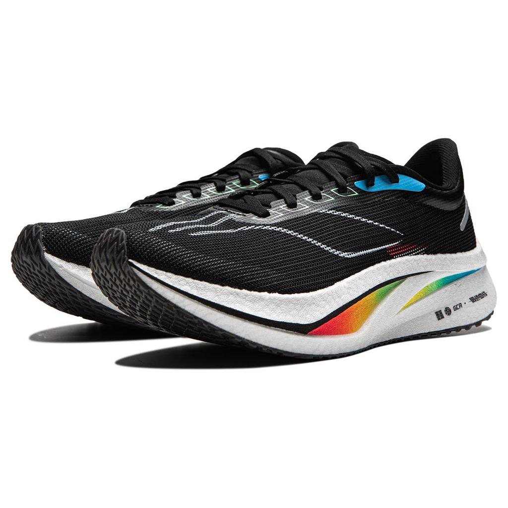 New LINING Feidian 4 Challenger Running Shoes Women's Low top Black ARMU006-11