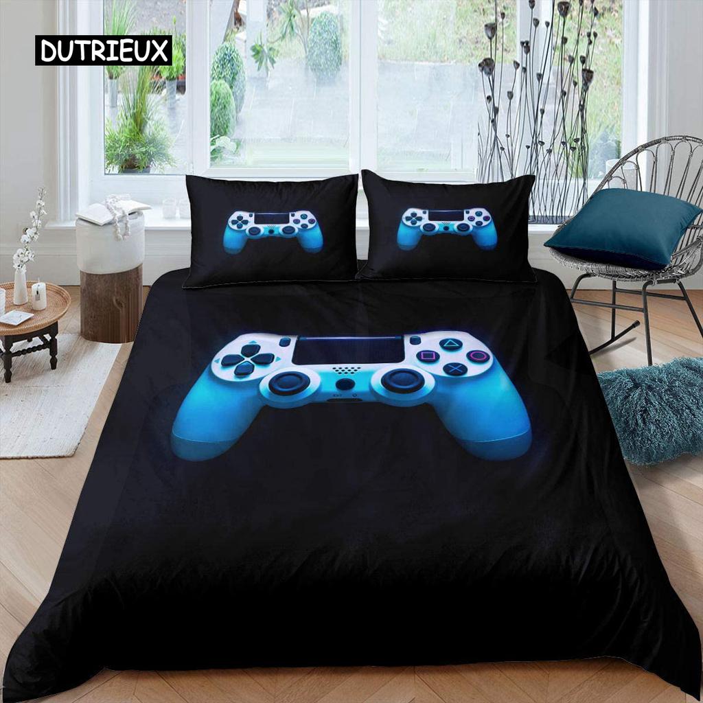 Gamepad Comforter Cover R Bedding Set Teens Video  Duvet  for Youth Kids Boys Modern  Controller Bedspread