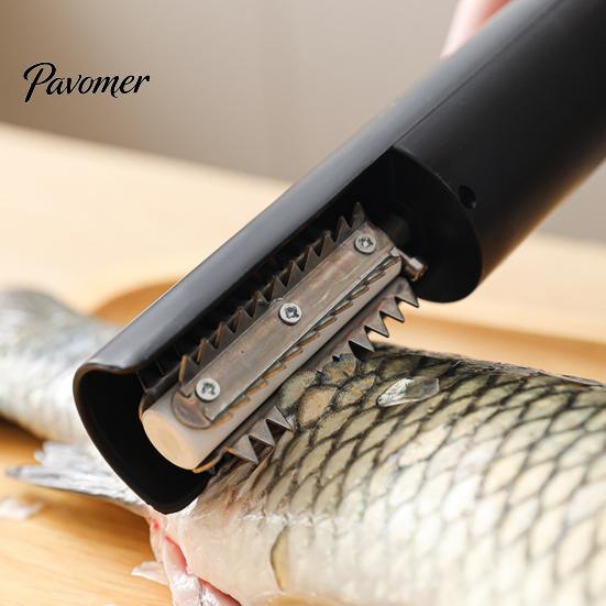 Compact Fish Scaler Cordless Electric Rechargeable Stainless Steel Descaler Handheld Portable Coconut Grater Peeler Shredder Prep Tool Seafood