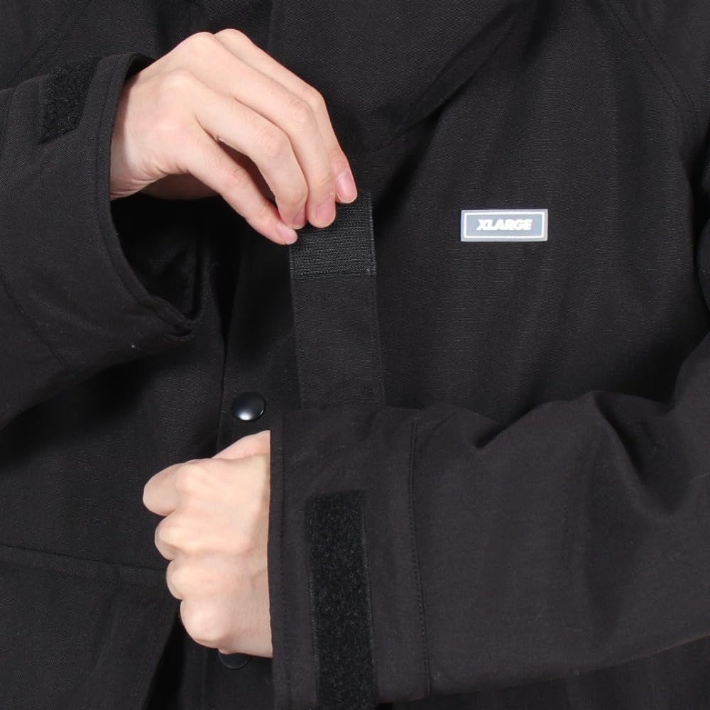 Raglan Puffer Hooded 101244021009 Jacket, Black, Small,