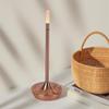 USB Charging Candlelight Table Lamp Metal Construction LED Light Source LED Candle Lamp Simple Design Touch Control