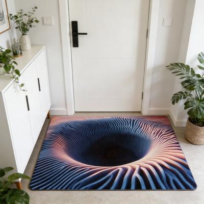 Floor Mat Anti-Skid Wear-Resistant Thick Material Home Rug Unique Pattern Design Easy To Clean Durable Doormat Home Decor