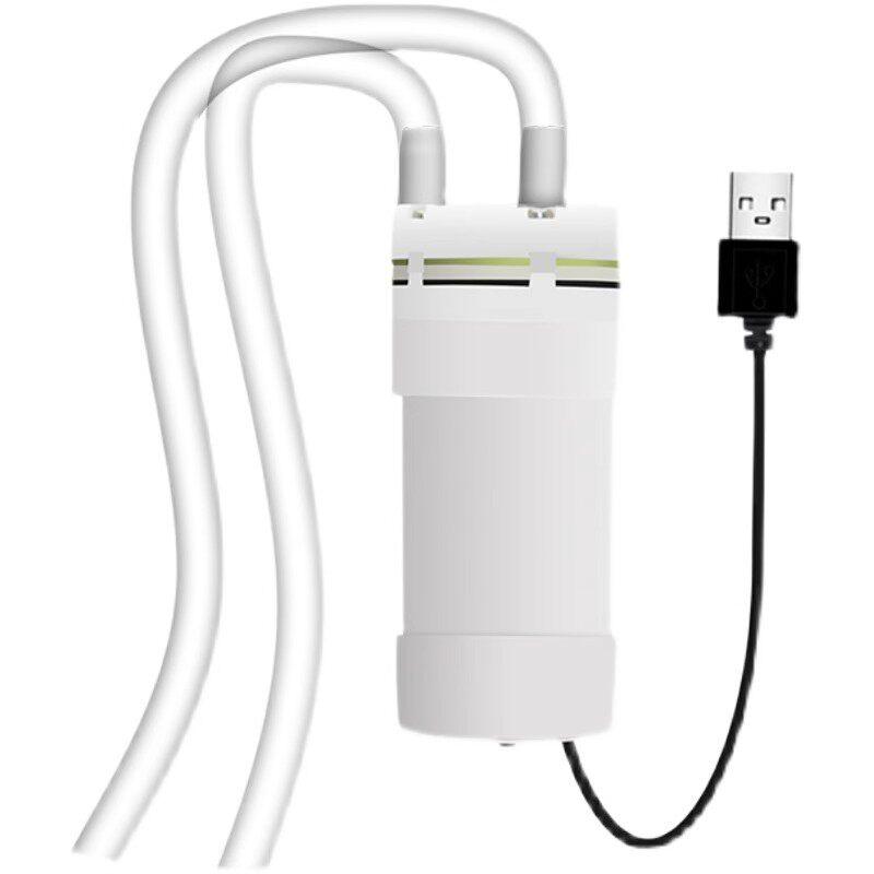 Piccola Pompa dell'Acqua Mini DC Elettrica Auto-Adescante Pompa di Aspirazione Acqua Pompa di Scarico Portatile per Casa 12V/5V