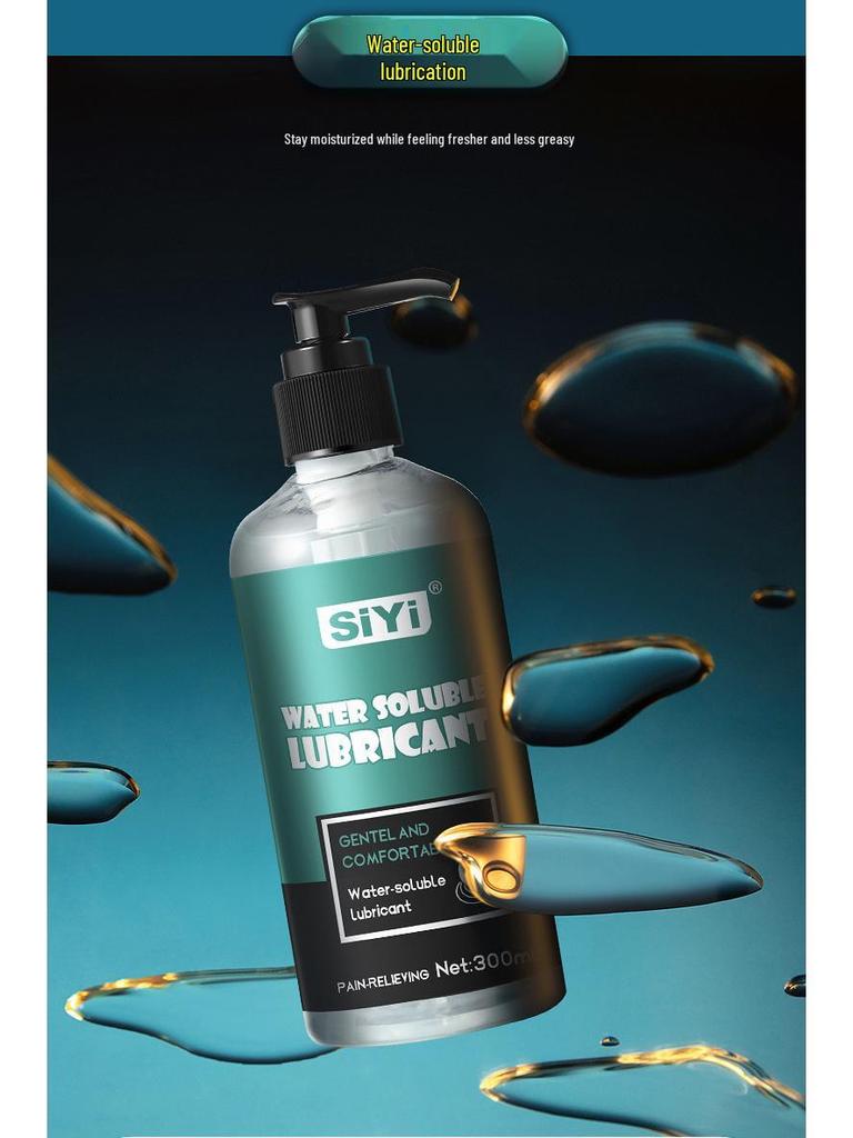 Siyi Silk Wing Imitation Semen Lubricant - 300ml Hot/Cold Sensations, Super Slippery, 120ml Gay Oil.