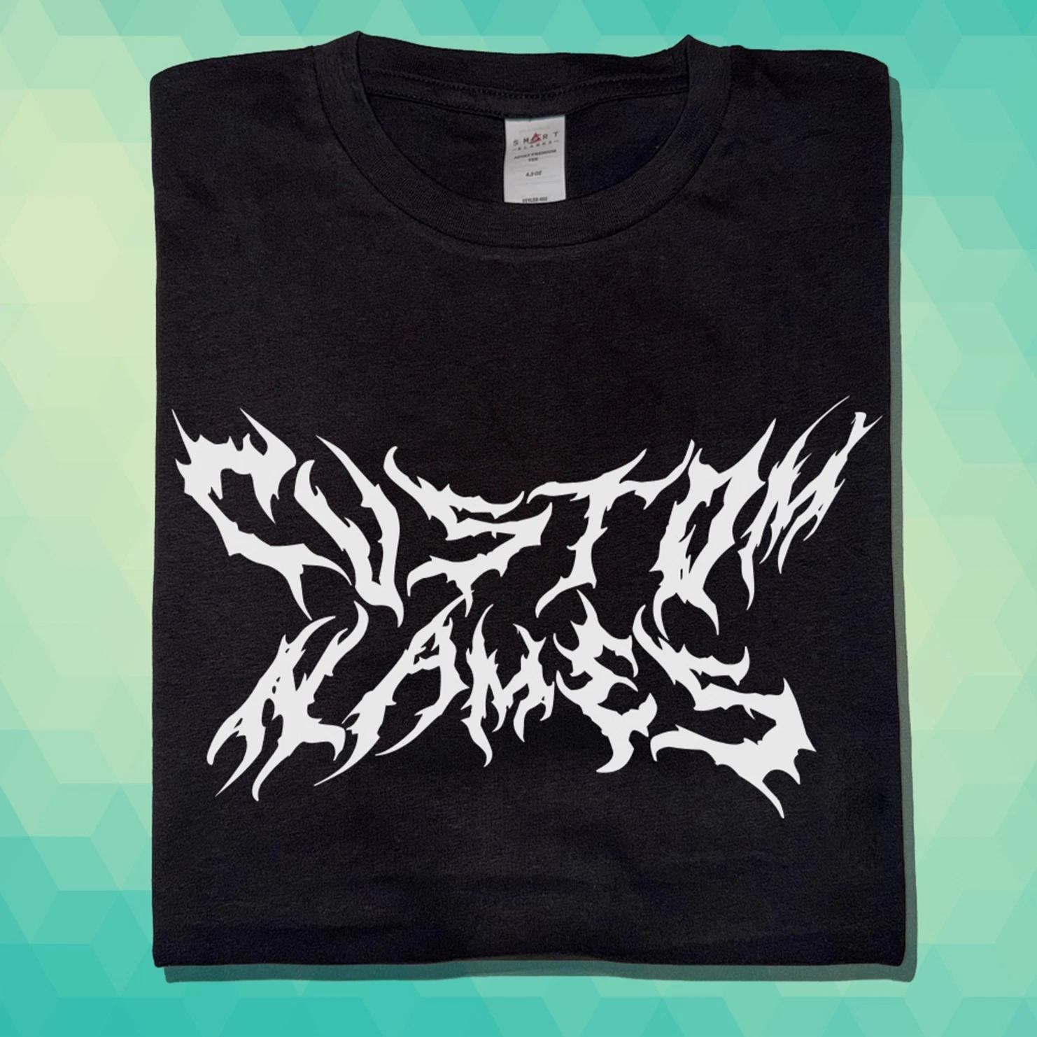 Custom Death Metal Tee Your Text - Heavy Metal Rock Band Personalized Shirt Goth 4XL