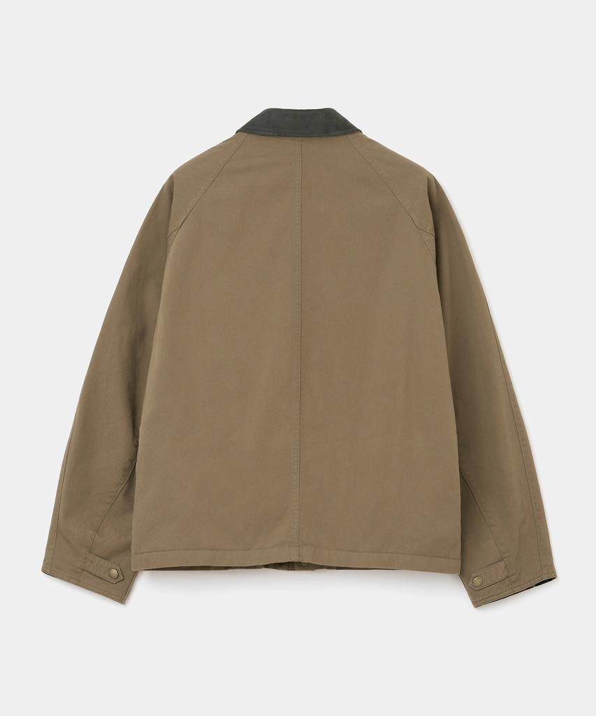Uniform Bridge Washed Short Hunting Jacket Mocha