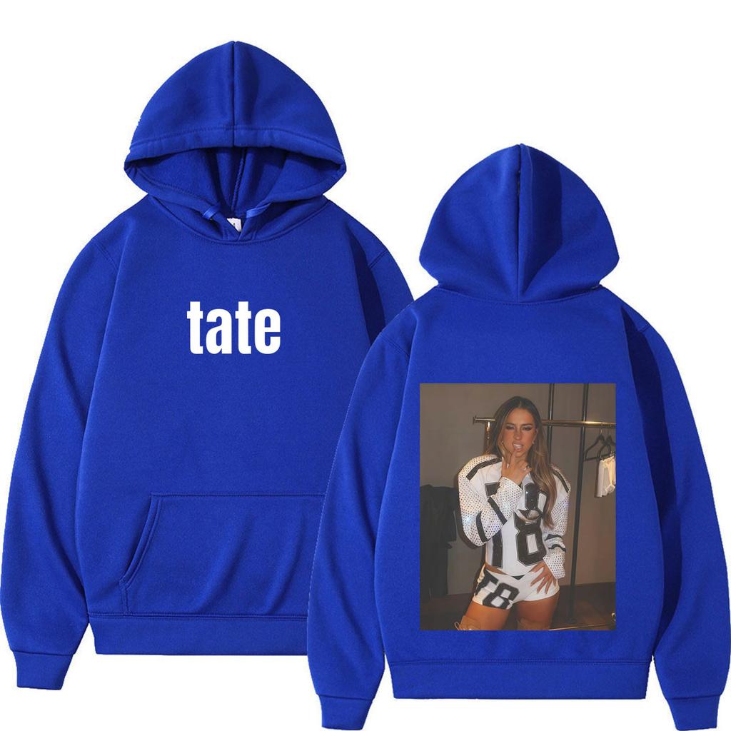 Singer Tate McRae Tour 2026 Print Hoodie neutral Fashion Vintage Sweatshirts Long Sleeves Casual Oversized Hip-hop Pullover