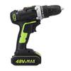48V Electric Drill Hammer Rechargeable Cordless Drill Woodworking Power Tool with Battery