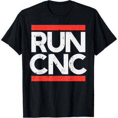 Lustiger Lauf Cnc Programmierer Maschinist Ingenieur Code G28 T-Shirts Herren Baumwolle Humor T-Shirt Kurzarm Unisex Lockere Kleidung