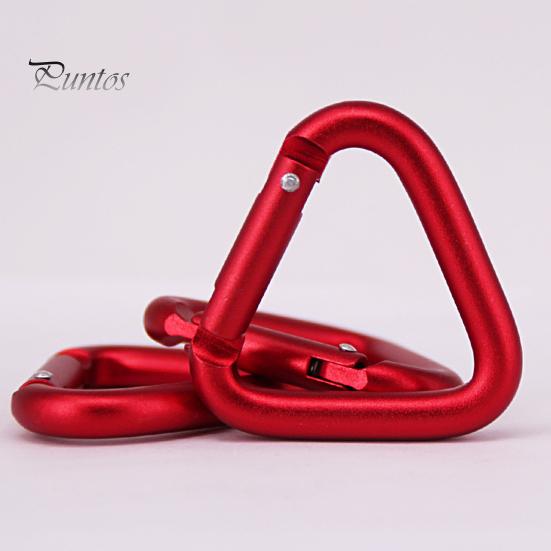 Bergsteigerkarabiner Dreieck Auto-Verriegelung Rostfrei Tragbar Mini Unverformbar Hängende Gegenstände Aluminium Bluetooth-kompatible Lautsprecher Wasserkocher