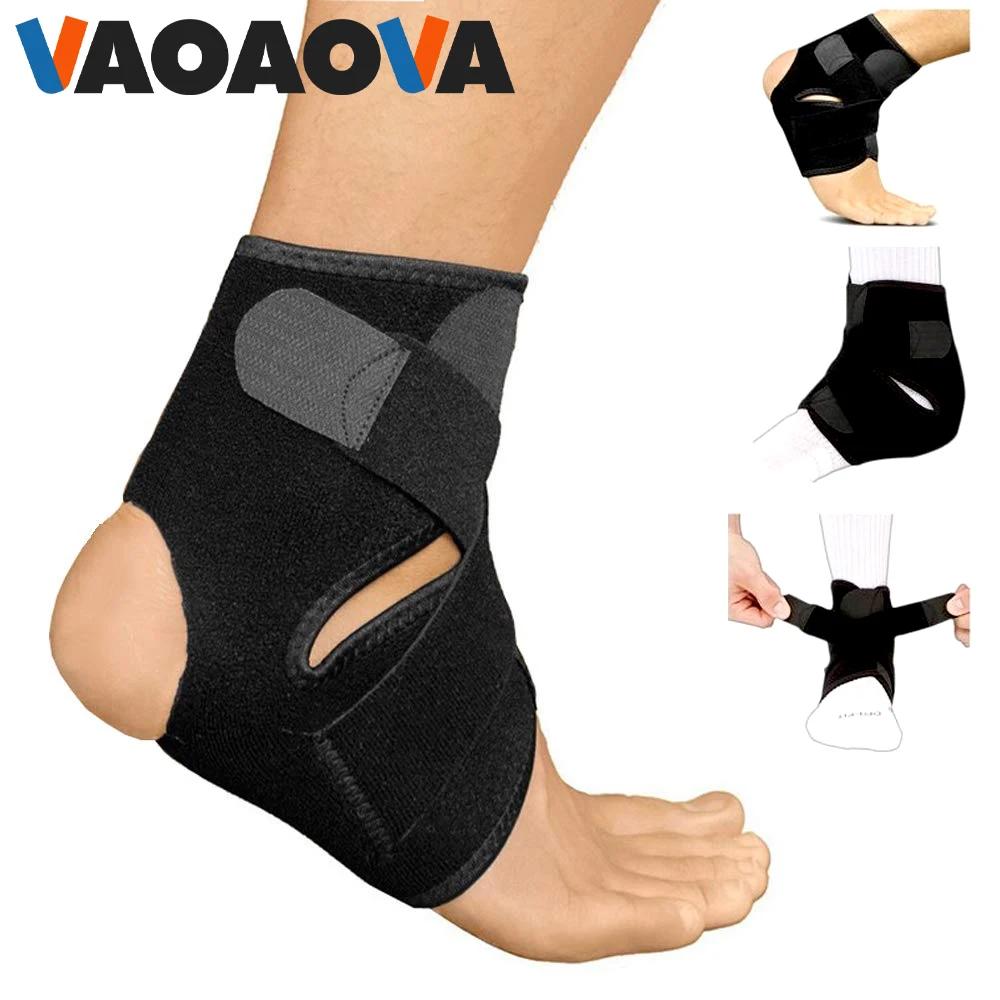 1Pcs Professional Ankle Brace Feet Support For Men Women, Adjustable Elastic Ankle Sleeve Strap Gym Bandage Security Protection
